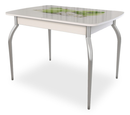 Танго Стол (обеденный) белый/Яблоко. Фото №1