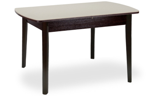 Стол Чикаго СТ Беж-Венге, ноги массив прямые. Фото №1