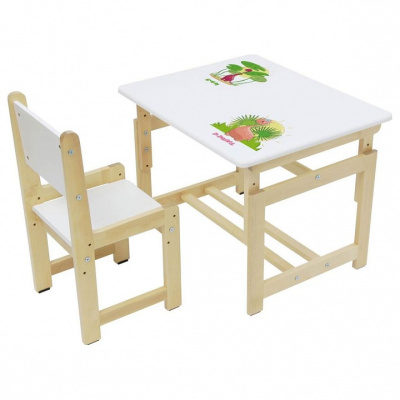 Набор учебный Polini kids Eco 400 SM, белый фото Набор учебный Polini kids Eco 400 SM, белый. Фото №3