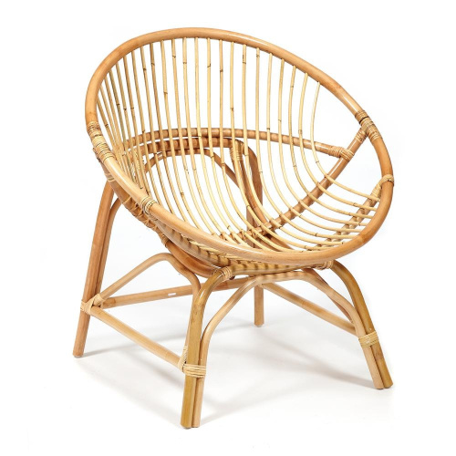 Кресло Papasan eco cleo (без подушки) (Натуральный). Фото №1