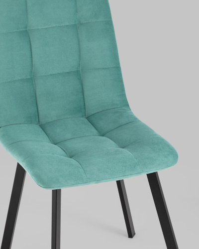 Стул Oliver Square велюр мятный. Фото №9