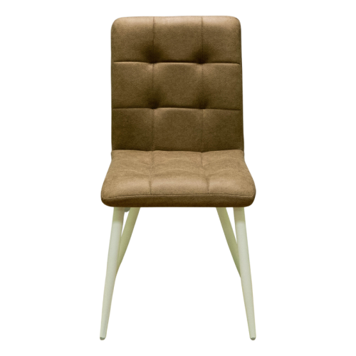 Стул Доби (Каркас (белый 9016 матовый) тк. коллекции Safari коричневый 021). Фото №2