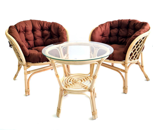 Комплект Багама дуэт с коричневыми подушками. Фото №2