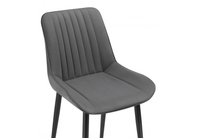 Стул Седа темно-серый / черный. Фото
