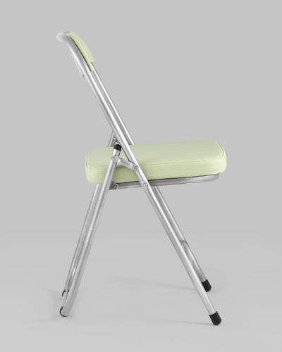 Стул складной ДЖОН металлик, мятно-зеленый. Фото №4