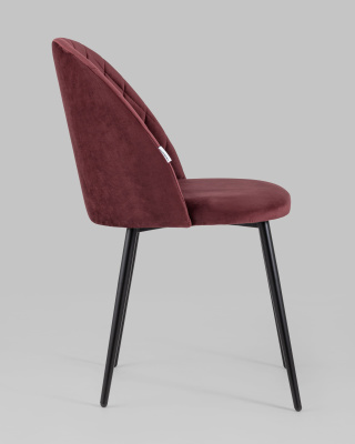 Стул Марсель велюр винный. Фото
