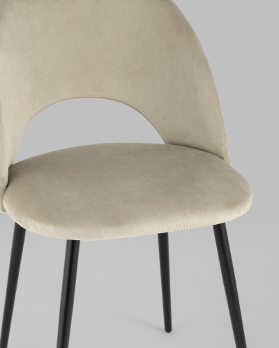 Стул Меган велюр бежевый. Фото №9