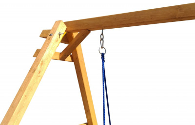 Качели детские Р911-24, коричневый. Фото №5