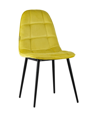 Стул Тейлор велюр желтый фото Стул Тейлор велюр желтый. Фото