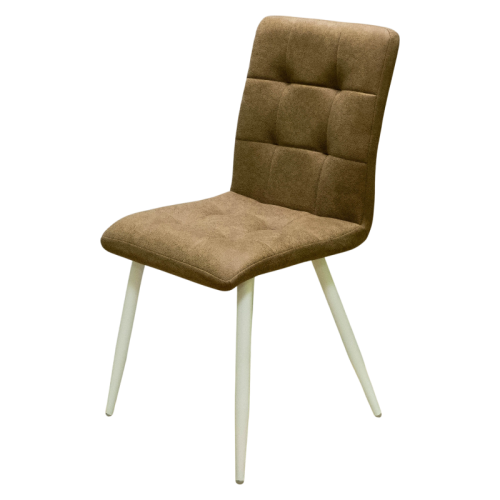 Стул Доби (Каркас (белый 9016 матовый) тк. коллекции Safari коричневый 021). Фото №6