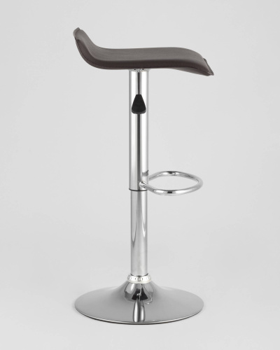 Стул барный Хай-Тек коричневый. Фото №6