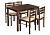 Обеденная группа Starter (стол и 4 стула) oak / beige