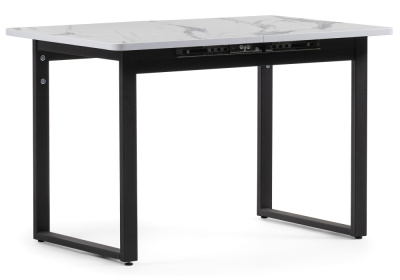 Стол деревянный Кэрин белый / черный фото Стол деревянный Кэрин белый / черный. Фото №2