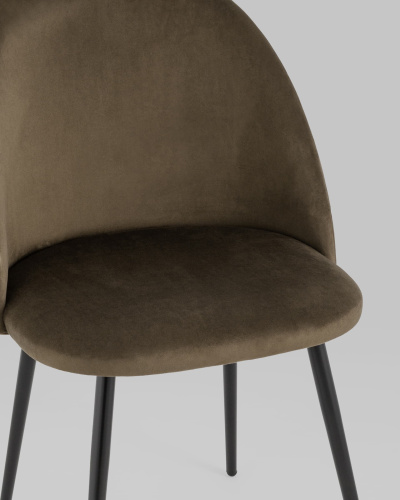 Стул Фолио велюр коричневый. Фото №9