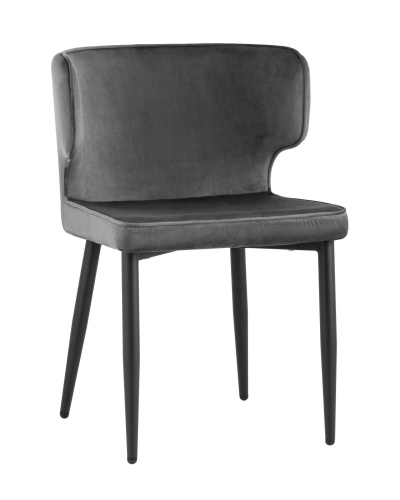 Стул Матео велюр серый. Фото №1