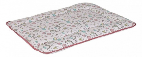 Матрас пеленальный Polini kids Единорог Сладости, розовый. Фото №3
