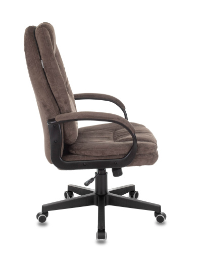 Кресло руководителя Бюрократ CH-868N Fabric коричневый Light-10 крестовина пластик. Фото №5