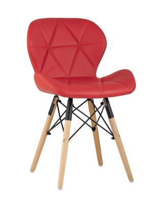 Стул Бон экокожа красный. Фото