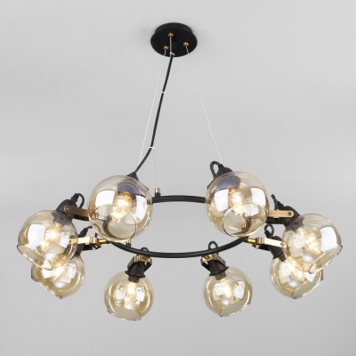 Подвесная люстра Eurosvet Mateo 70119/8 черный. Фото №2