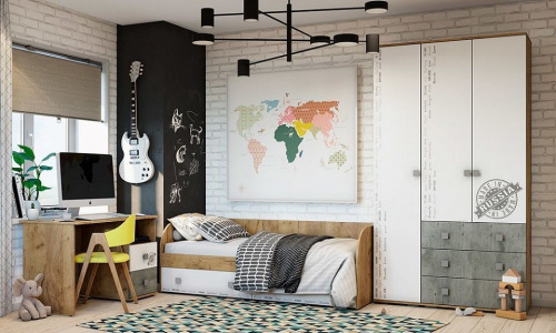 Стол письменный Тренд,коричневый. Фото №4