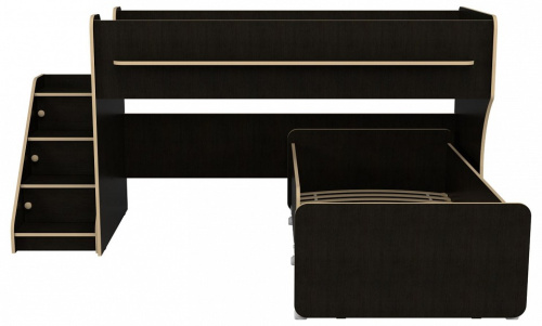 Кровать двухъярусная Р444-2 Капризун 7, древесина коричневая светлая дуб. Фото №7