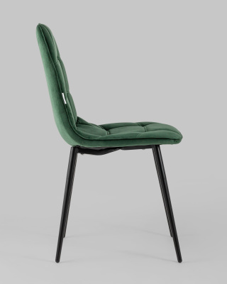 Стул Тейлор велюр зеленый фото Стул Тейлор велюр зеленый. Фото