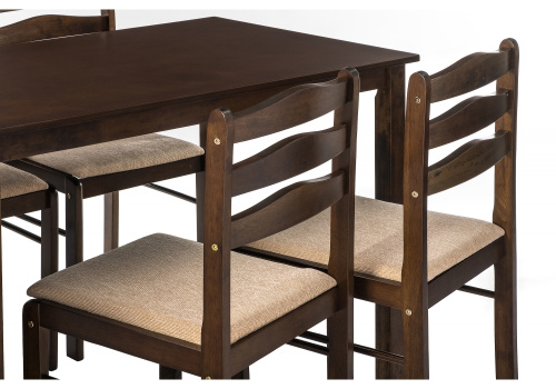 Обеденная группа Starter (стол и 4 стула) oak / beige. Фото №6