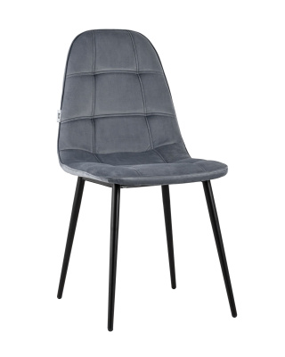 Стул Тейлор велюр серый фото Стул Тейлор велюр серый. Фото