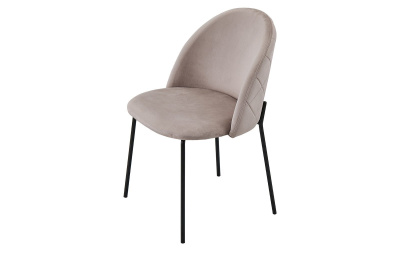 Стул C-962 бежевый/матовый черный фото Стул C-962 бежевый/матовый черный. Фото №5