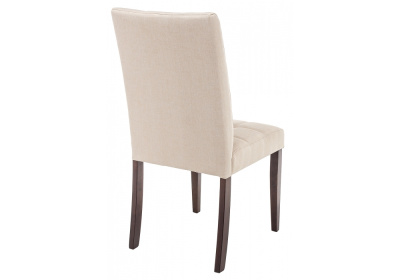 Стул деревянный Madina dark walnut / fabric cream. Фото