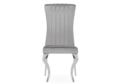 Стул на металлокаркасе Lund dark grey / steel фото Стул на металлокаркасе Lund dark grey / steel. Фото №3