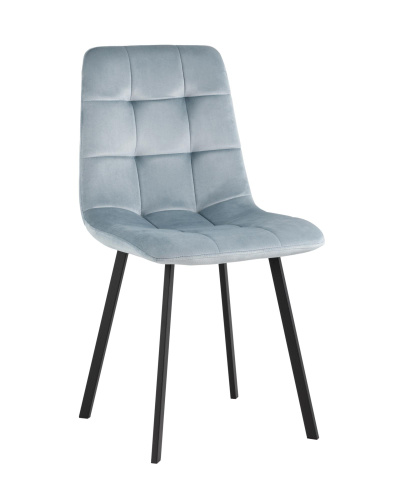Стул Chilly велюр серо-голубой. Фото №1