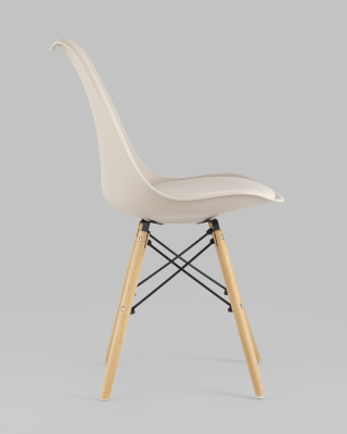 Стул Eames Soft бежевый фото Стул Eames Soft бежевый. Фото №4