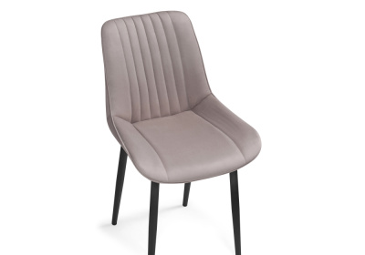 Стул Седа велюр латте / черный. Фото №4