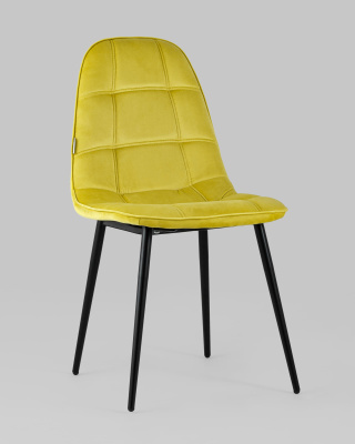 Стул Тейлор велюр желтый фото Стул Тейлор велюр желтый. Фото
