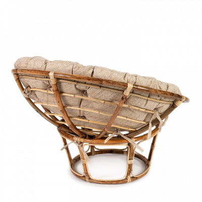 Кресло PAPASAN ECO SKIN / с подушкой / Natural (натуральный), ткань Старт фото Кресло PAPASAN ECO SKIN / с подушкой / Natural (натуральный), ткань Старт. Фото