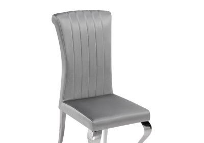 Стул на металлокаркасе Lund dark grey / steel фото Стул на металлокаркасе Lund dark grey / steel. Фото №5