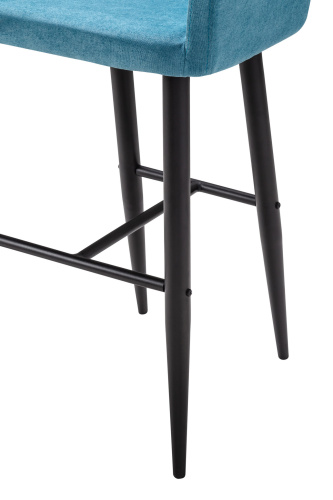 Кресло барное Oscar Сканди Блю/Черный. Фото №6