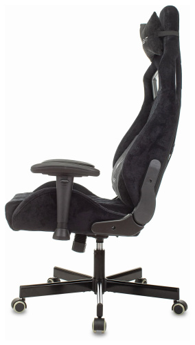 Кресло игровое Knight Outrider черный Light-20 с подголов. крестовина металл. Фото №6