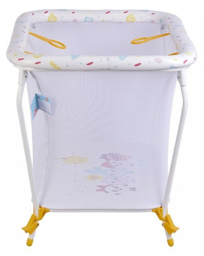 Манеж Polini Kids Малышарики Солнечный день, белый. Фото №3