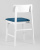 Стул ODEN WHITE синий 2 шт.. Фото №7