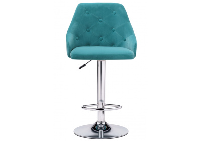 Барный стул Laguna blue velour. Фото