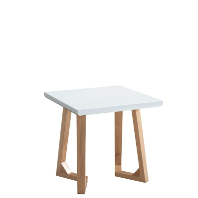 Стол журнальный J1692C Белый/Ясень. Фото