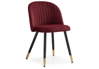Стул Gabi wine red / black фото Стул Gabi wine red / black. Фото №2