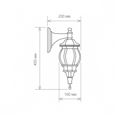 Светильник на штанге Elektrostandard GL 1001 a034317. Фото