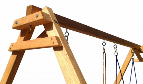 Качели детские Р911-16, коричневый. Фото №5