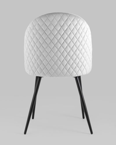 Стул Lilly велюр серебристый. Фото №6