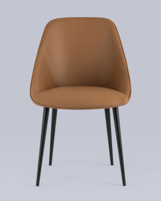 Стул Бланш экокожа коричневый. Фото