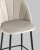 Стул полубарный Логан велюр бежевый фото Стул полубарный Логан велюр бежевый. Фото №9