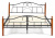 Кровать AT-808 Wood slat base дерево гевея/металл, 180*200 см (King bed), красный дуб/черный фото Кровать AT-808 Wood slat base дерево гевея/металл, 180*200 см (King bed), красный дуб/черный. Фото №2